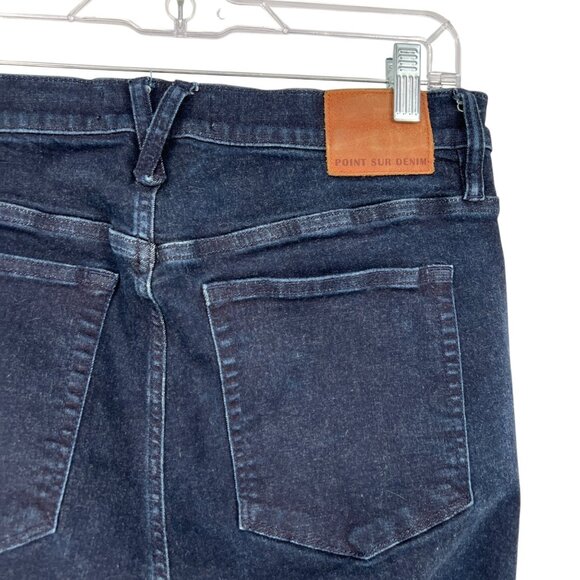 Point Sur Hightower Straight High Waist Jeans Dark Wash Size 32 - Picture 4 of 11